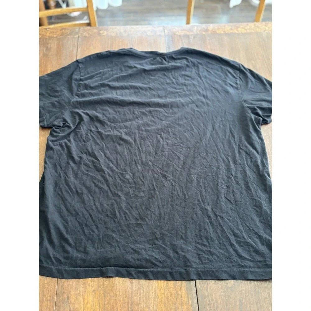 Polo Ralph Lauren Mens T-Shirt Large Black Short Sleeve Red Pony Logo Crewneck